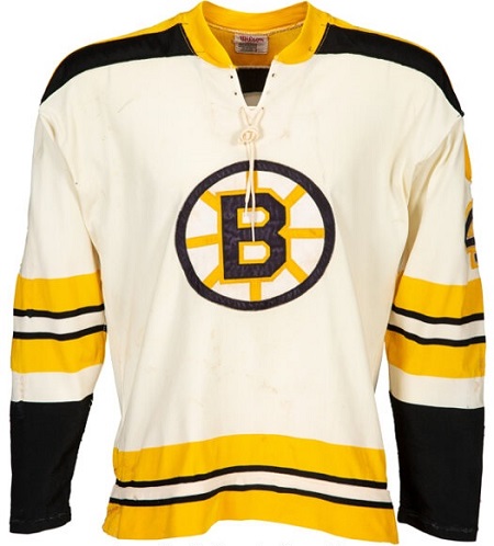 Boston Bruins Vintage 1950's -1960's Knit Hockey Jersey