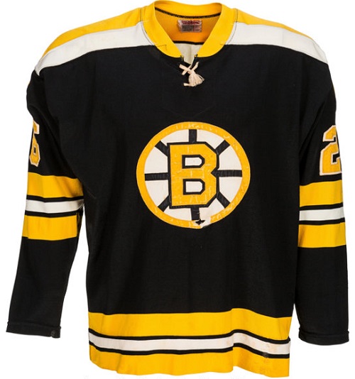 Frosty's Hockey World - Boston Bruins Jersey History: 1970-1971