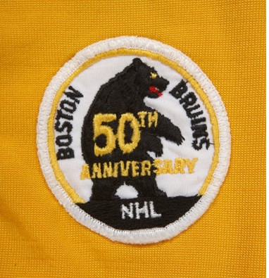 Bruins 50th anniv patch